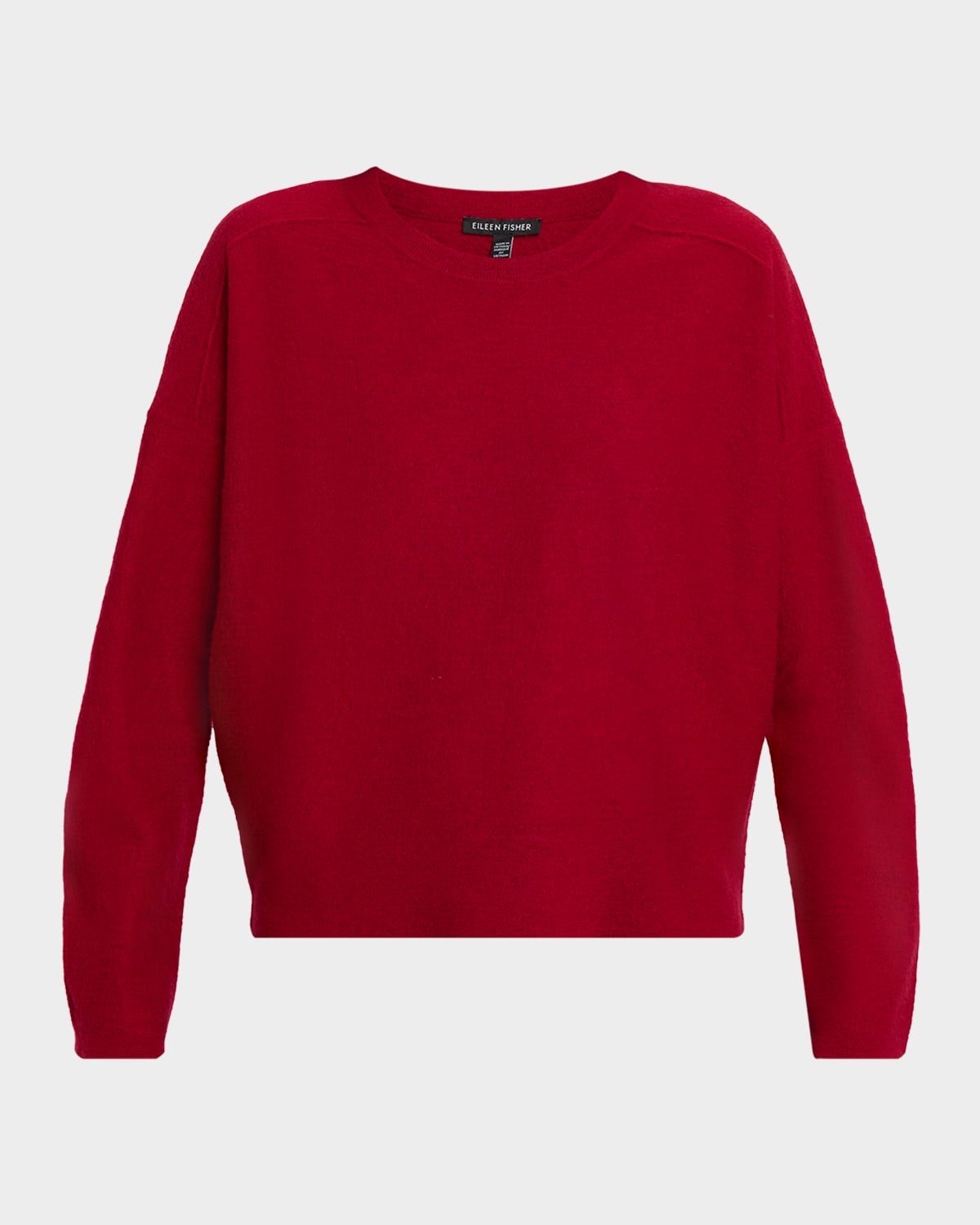 Eileen Fisher Crewneck Felted Wool Sweater