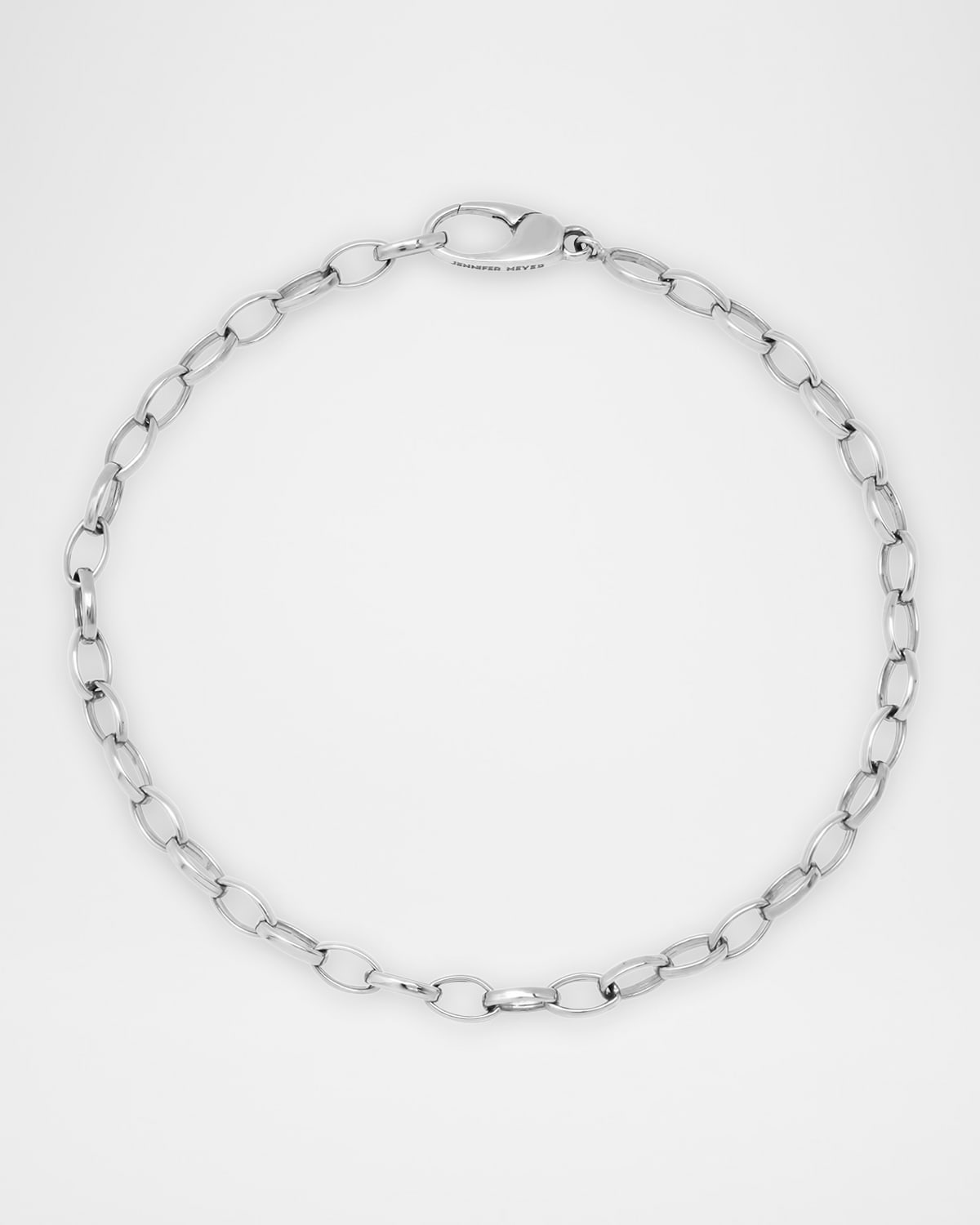 Edith 18K White Gold Chain-Link Bracelet