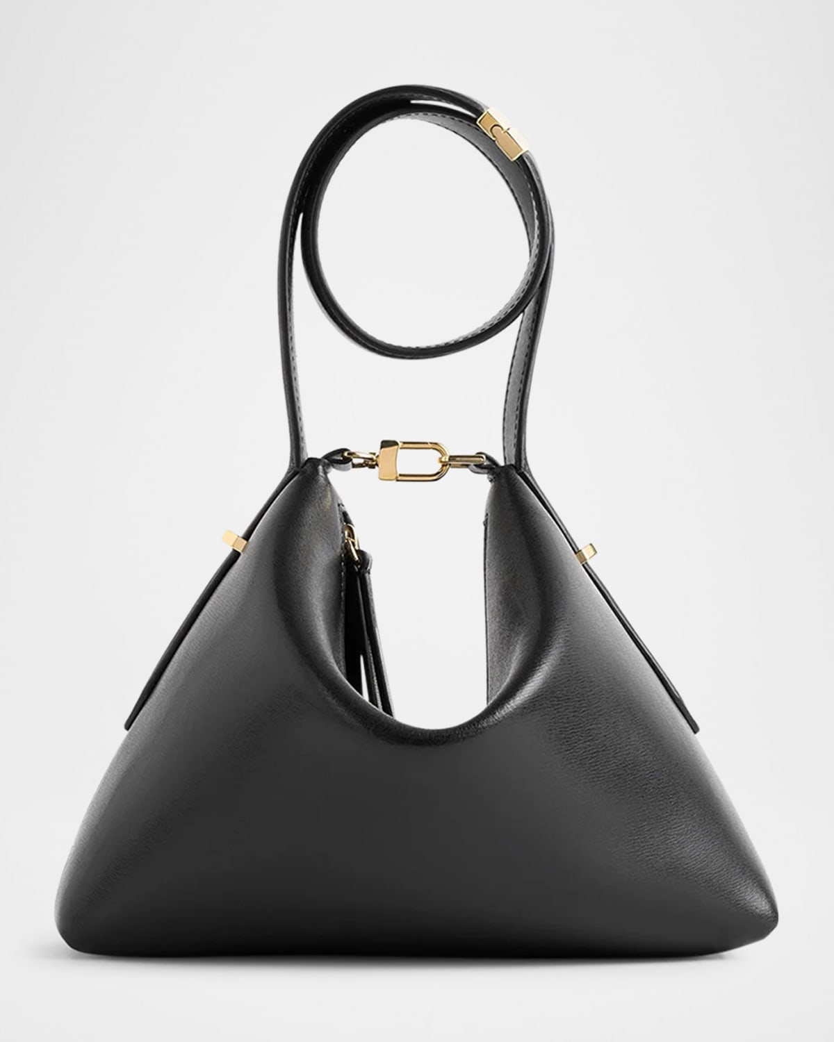 Toteme Bevel Leather Wristlet Bag