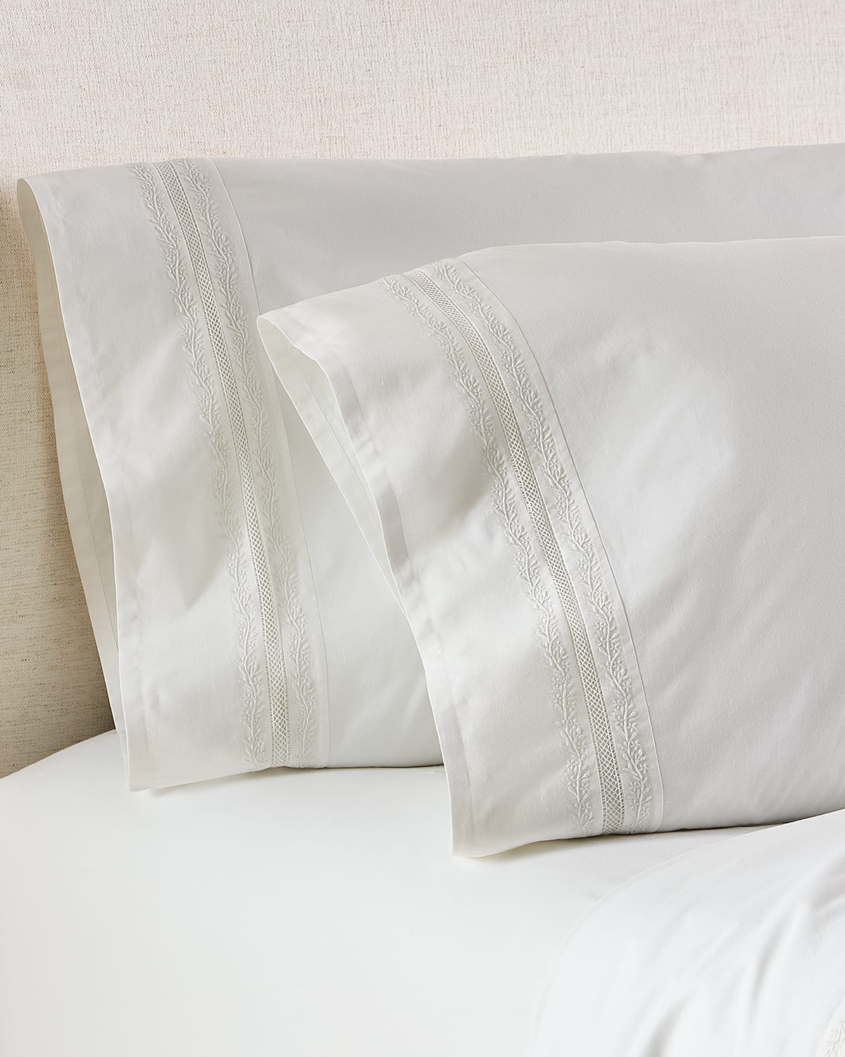 Ralph Lauren Miriah 200 Thread Count Percale Standard Pillowcase