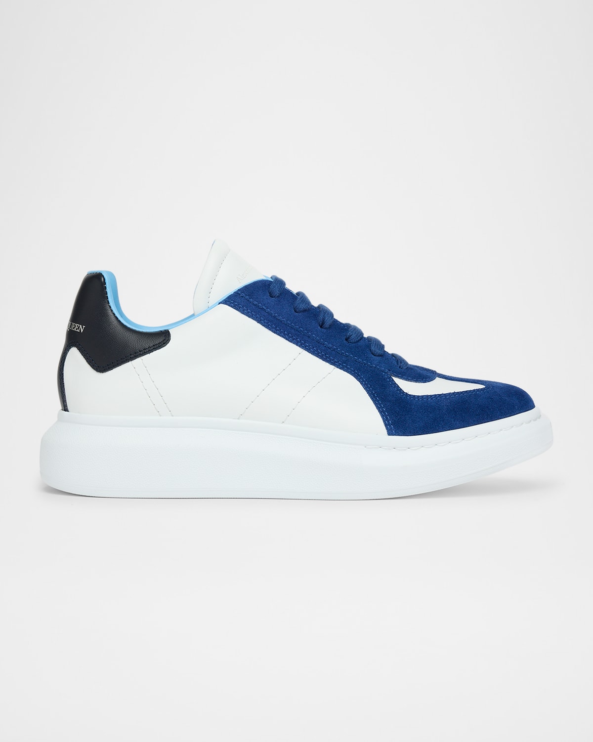 Alexander Mcqueen Alexander Mc Queen Oversize Blue White Sneaker In White