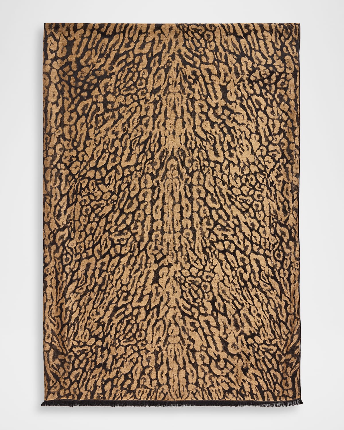Saint Laurent Leopard Pattern Stole