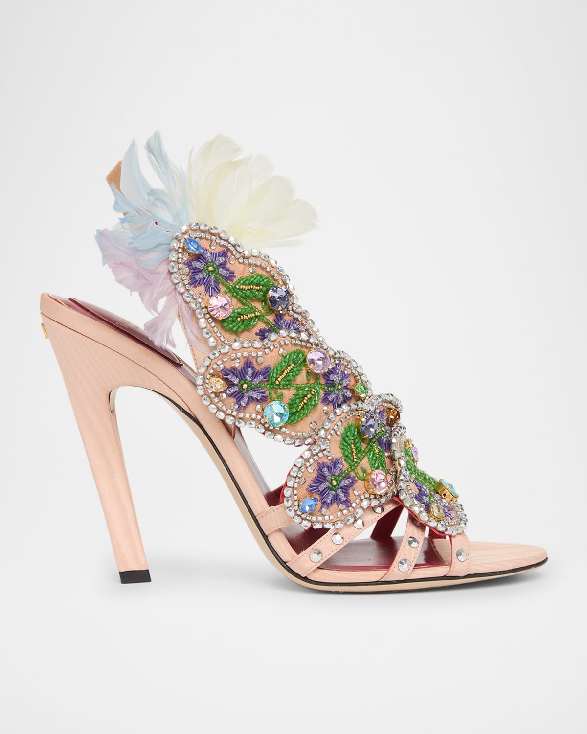 Valentino Garavani Dans Le Foyer Embellished Slingback Sandals