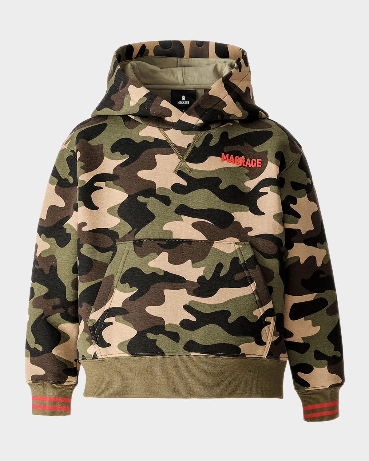 Mackage Kid's Dru Camo Hoodie In Multi