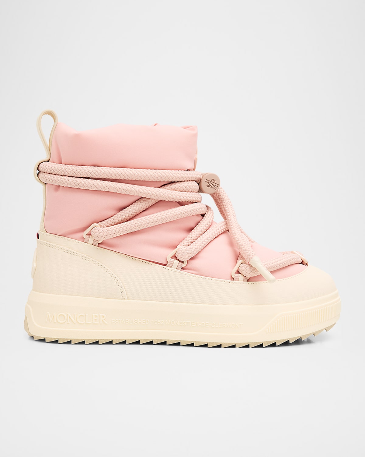 Moncler Altive Mid Snow Boots In Pink