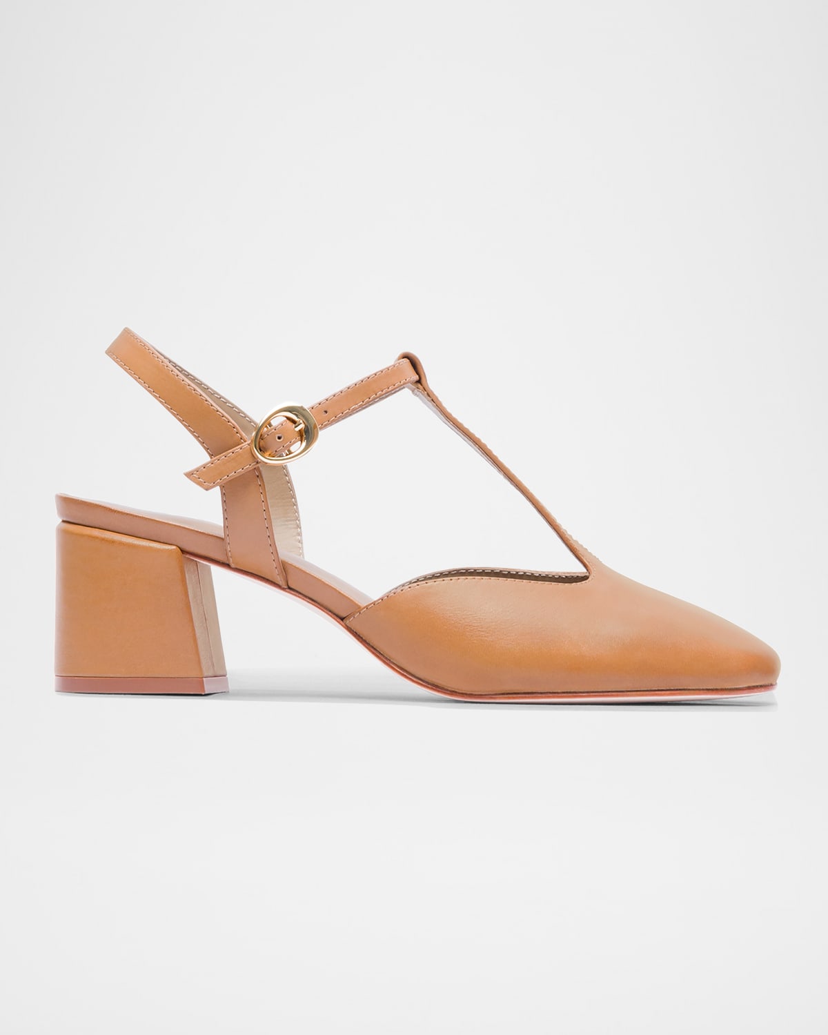 Bernardo Romi Leather T-Strap Pumps