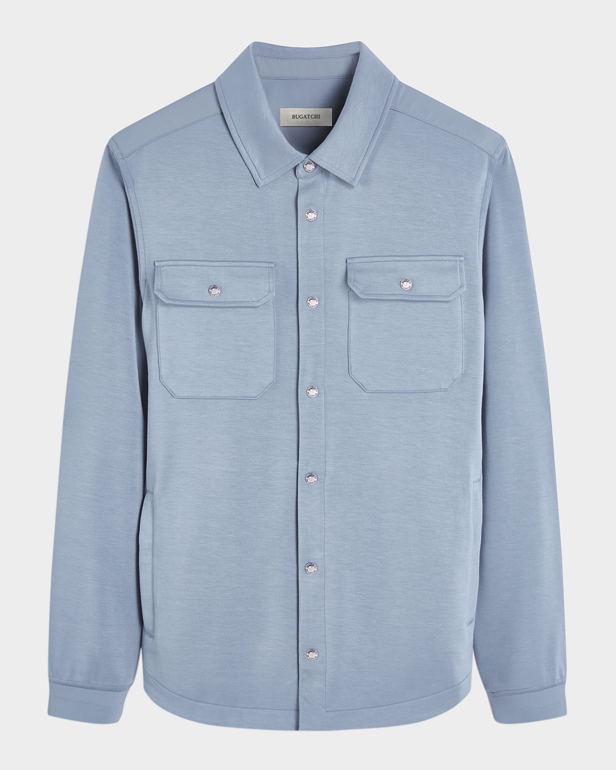 Men's Soft Knit Shirt Jacket