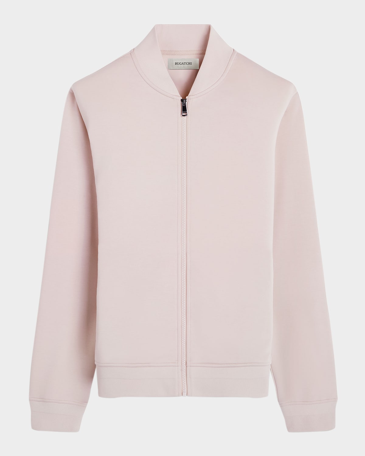 Men's Soft Touch Knit Full-Zip Bomber Jacket