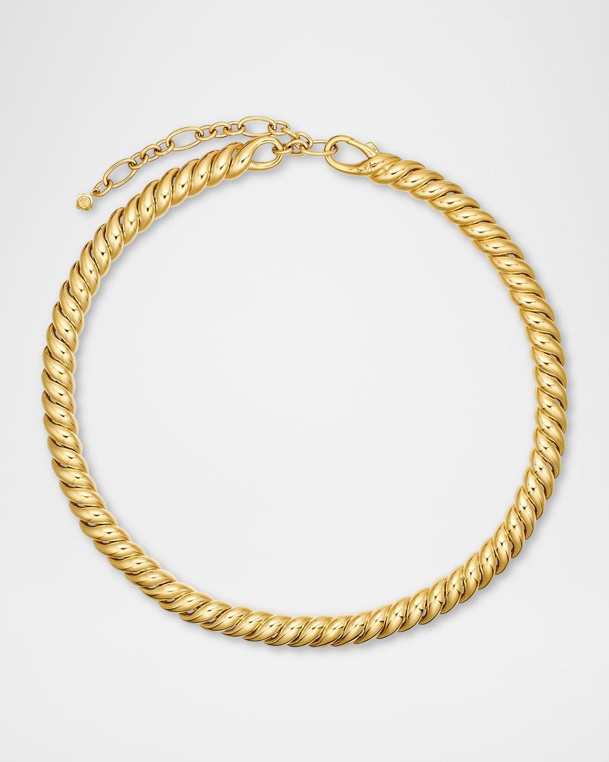 David Yurman Sculpted Cable Necklace in 18K Gold, 8.5mm
