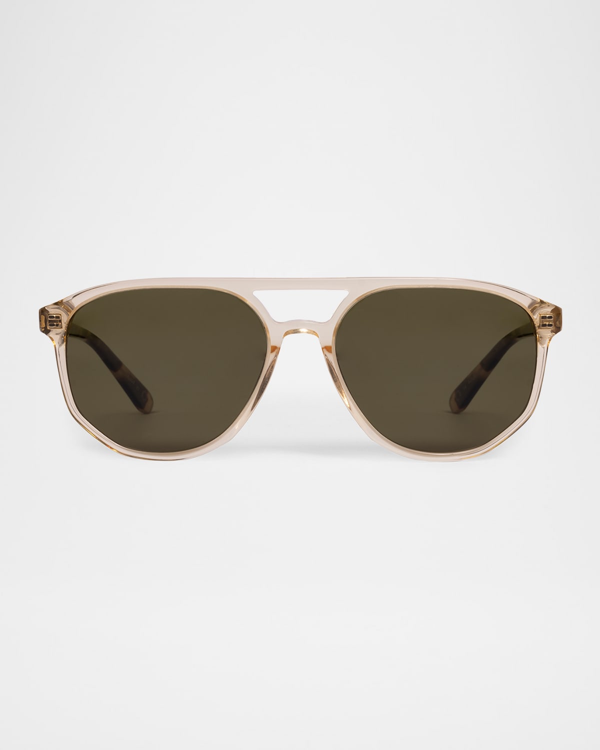 Krewe Brando Acetate Aviator Sunglasses