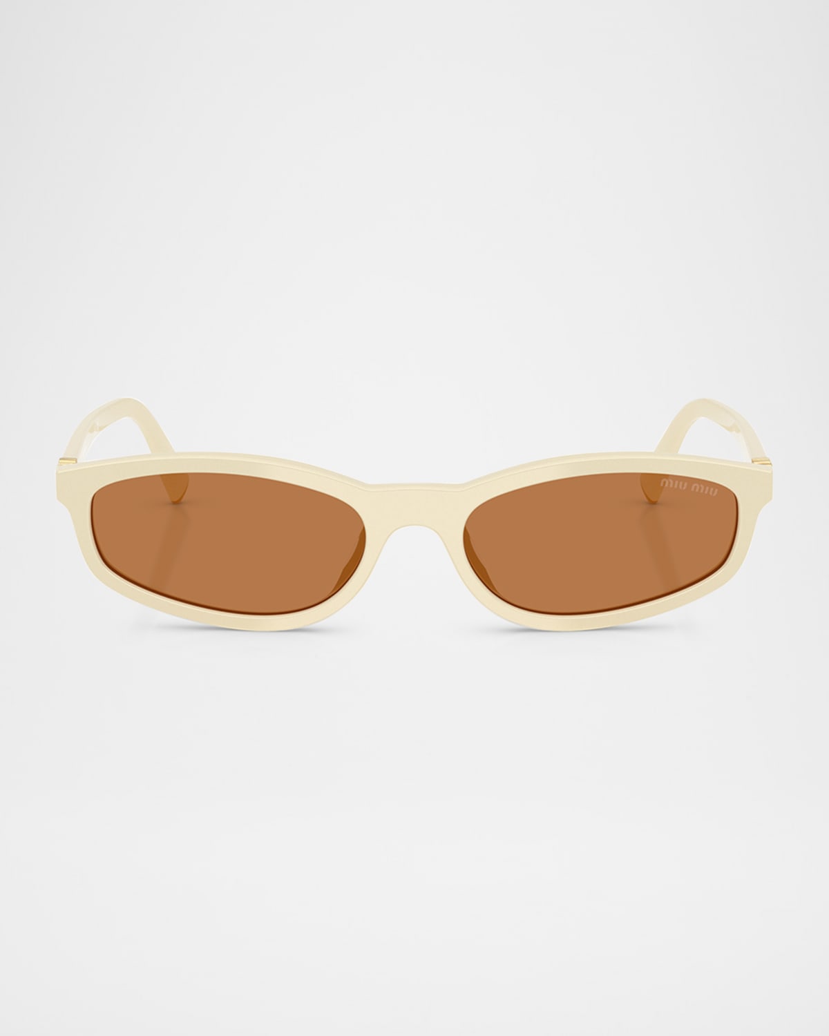 Miu Miu Miu Regarde Mu A06s Acetate Oval Sunglasses