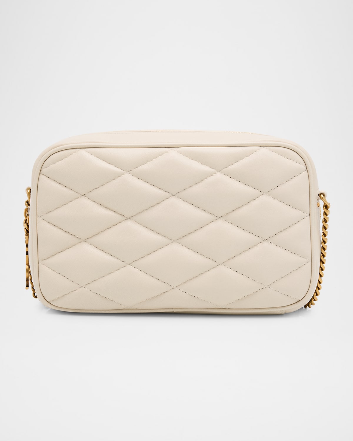 Mini Camera Bag in Quilted Leather