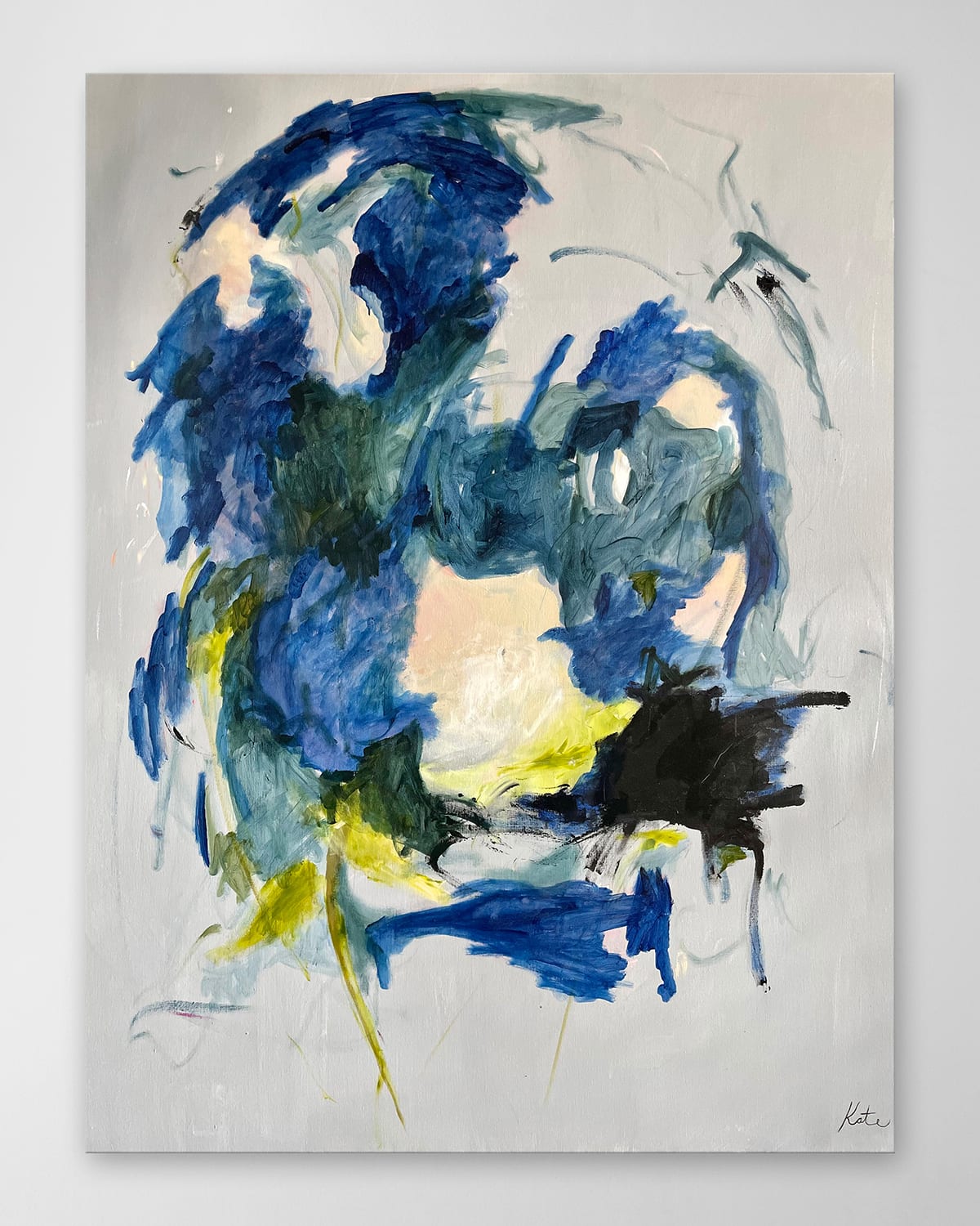 Rfa Fine Art Flora Hand-embellished Giclee By Kate Baldock
