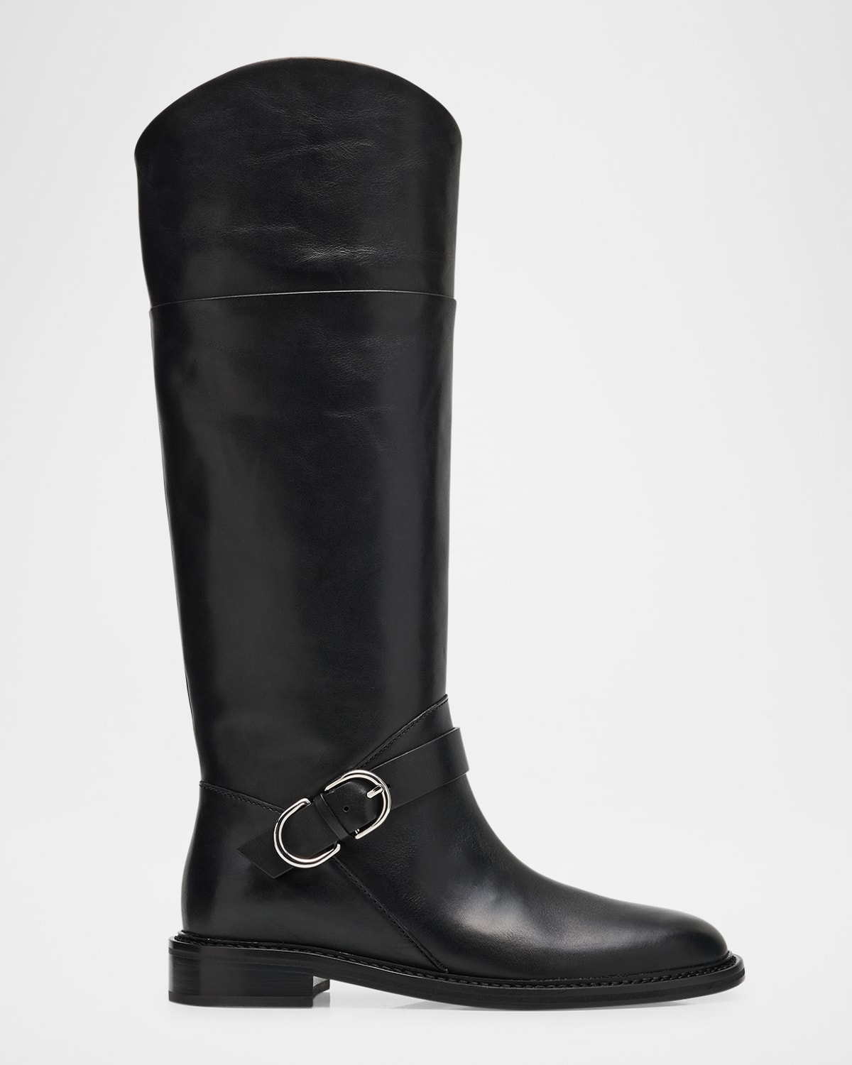 Rag & Bone Hayden Leather Riding Boots In Black