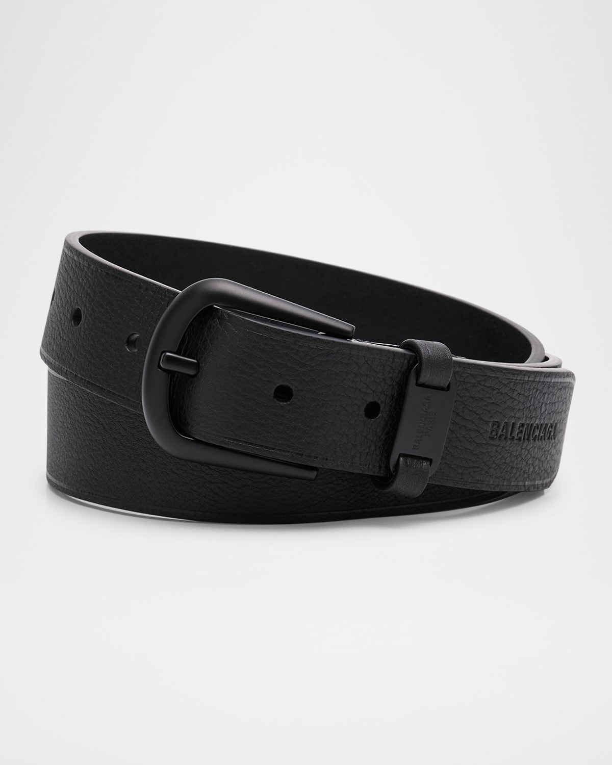 Men's Leather Suit Belt