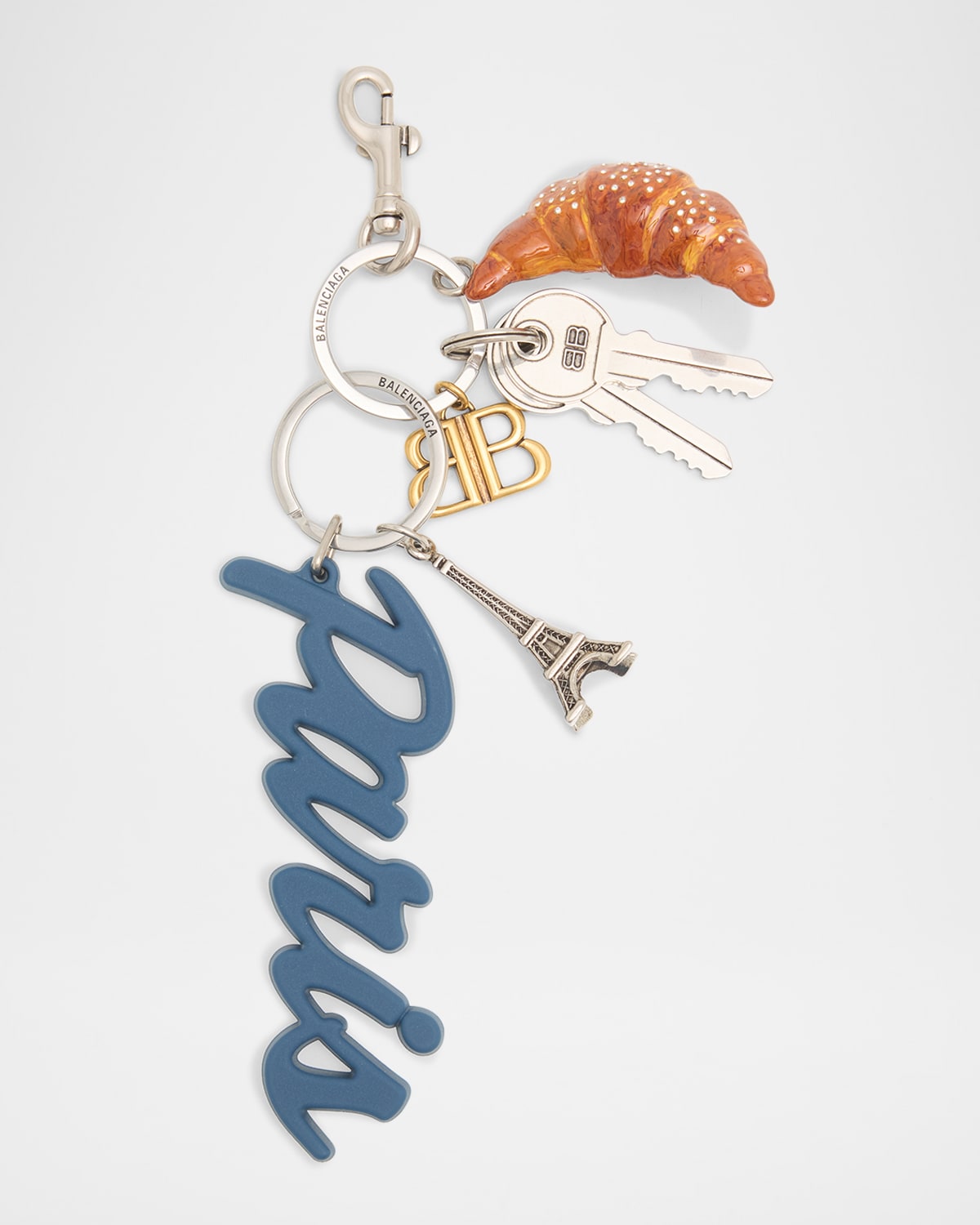 Balenciaga Tourist Souvenirs Keychain In Multi