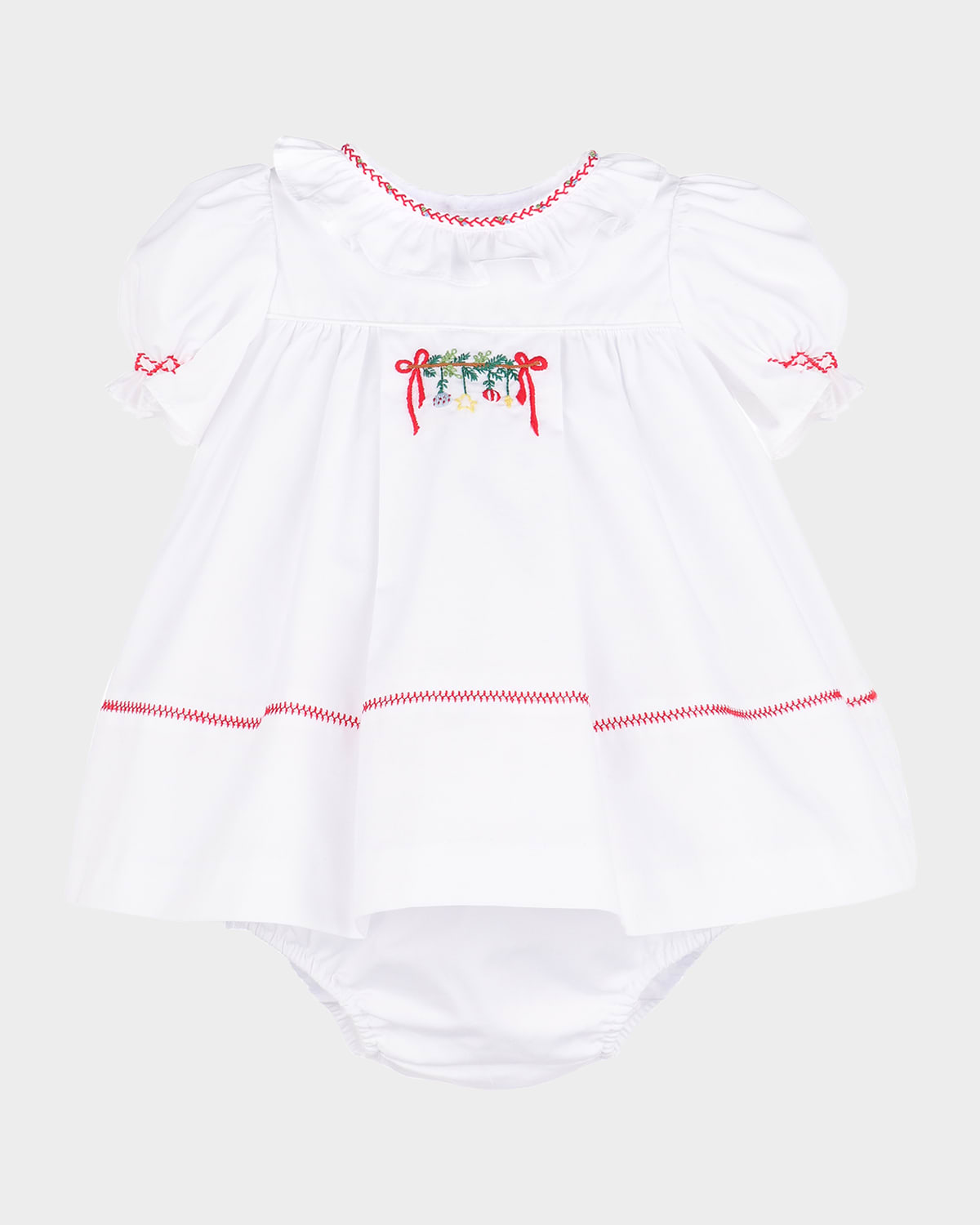 Luli & Me Girl's Merrymaker Dress With Bloomers