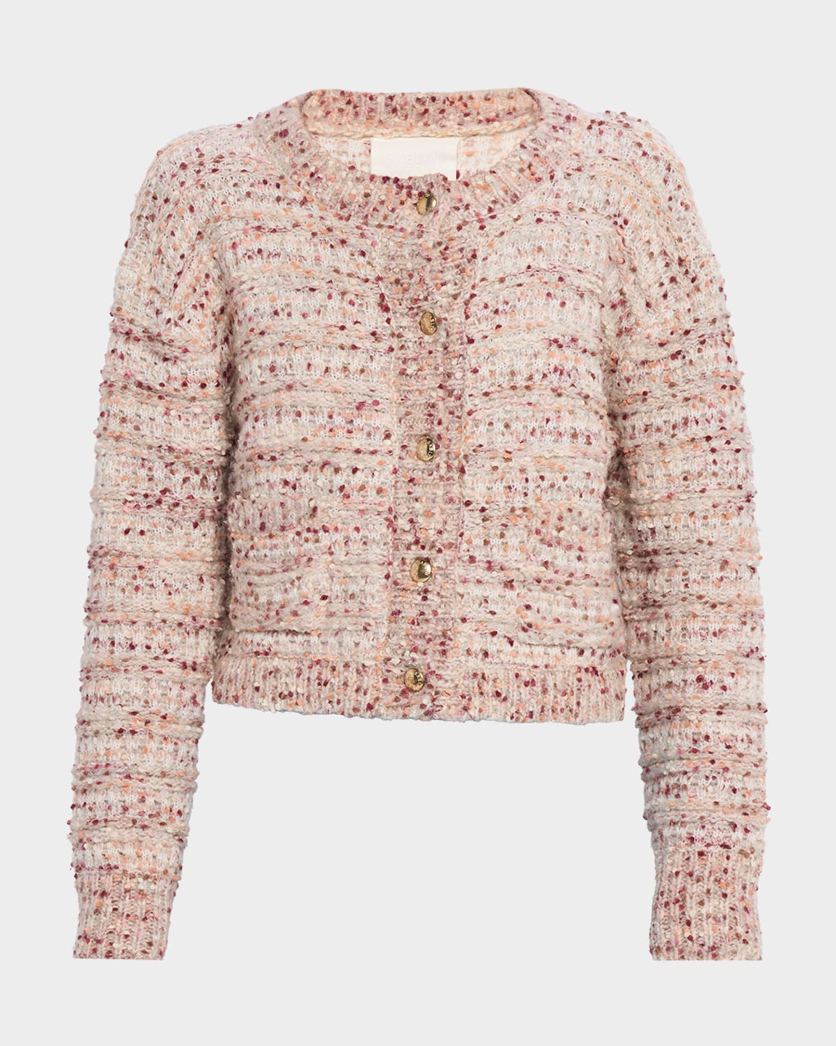Helena Cropped Double-Pocket Cardigan