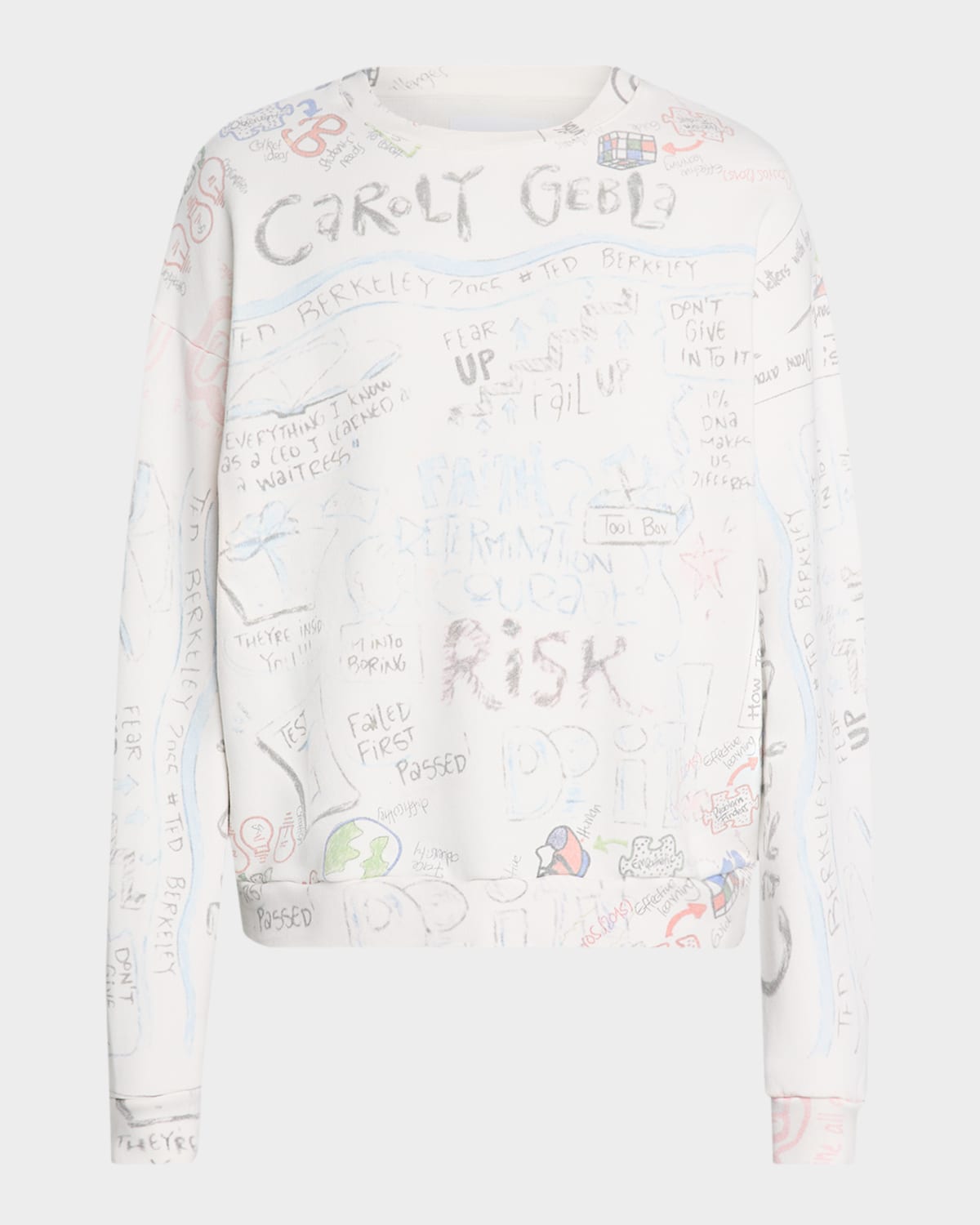 Ezr Men's Cotton Multi-artwork Crewneck Sweatshirt In Neutral
