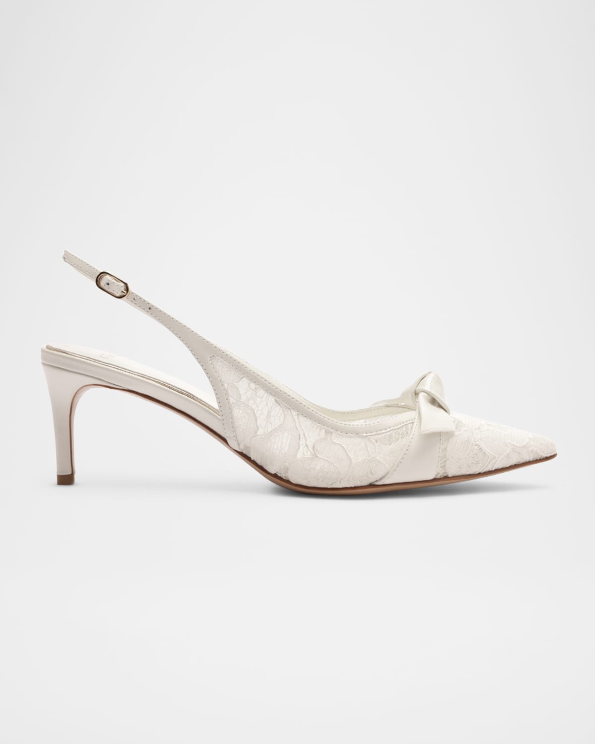 Classic Clarita Lace Slingback Pumps