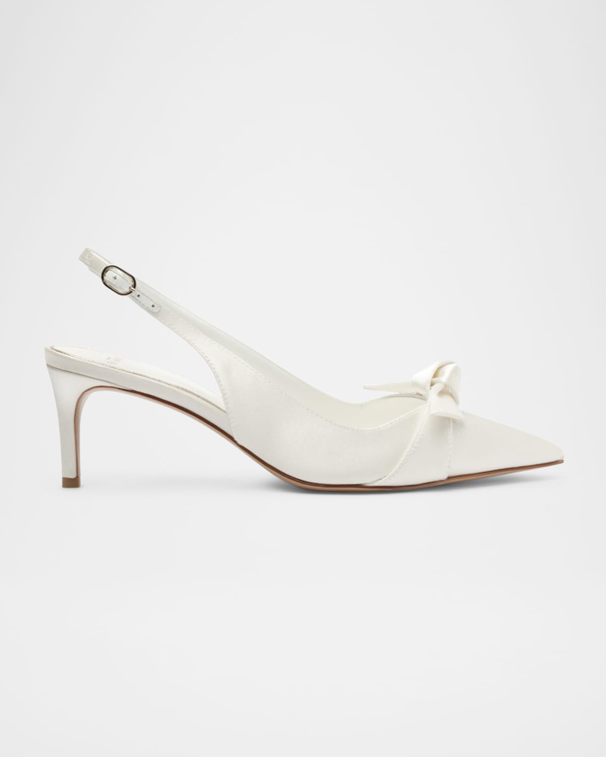 Classic Clarita Satin Slingback Pumps