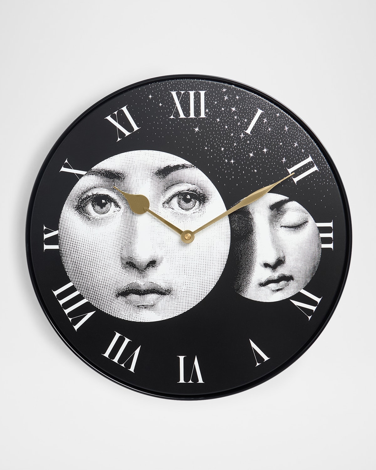 Fornasetti Eclissi Wall Clock In Multi