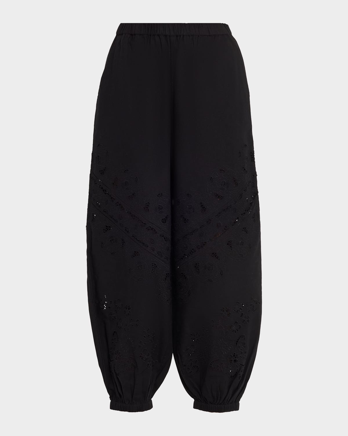 Sea Shanna Lace Loose-fit Pants In Black