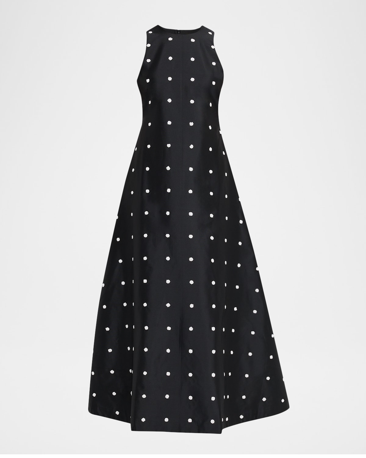LOVEBIRDS Bennet Floral Sequined Sleeveless Maxi Dress