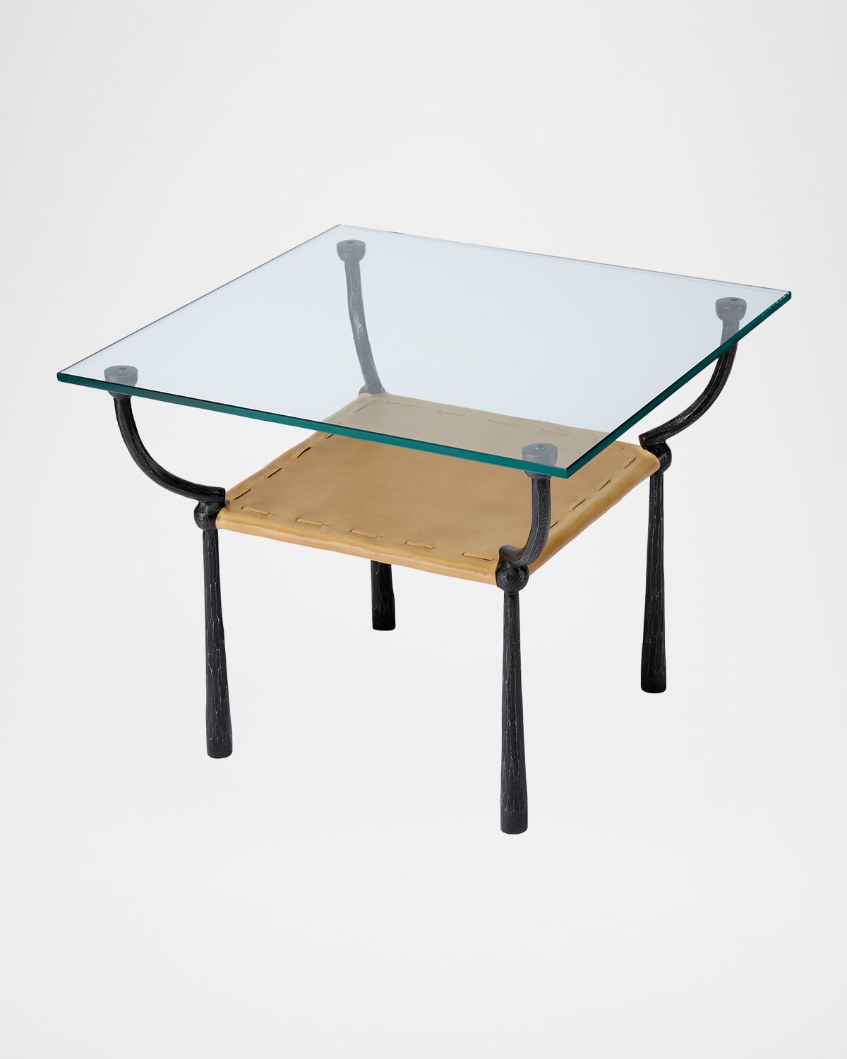 Jamie Young Renzo Iron Side Table In Multi