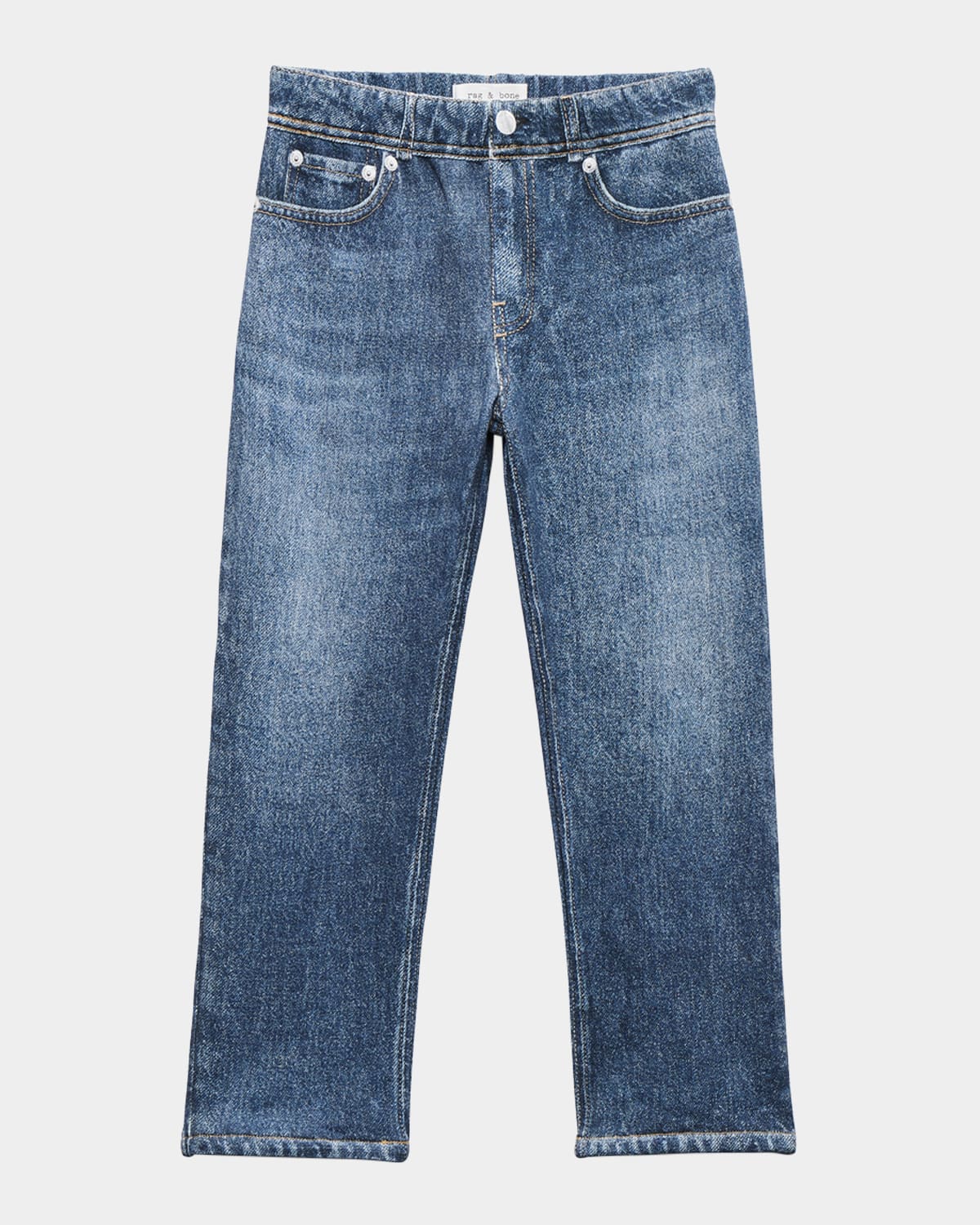Rag & Bone Kid's Miramar Wide Leg Jeans In Blue