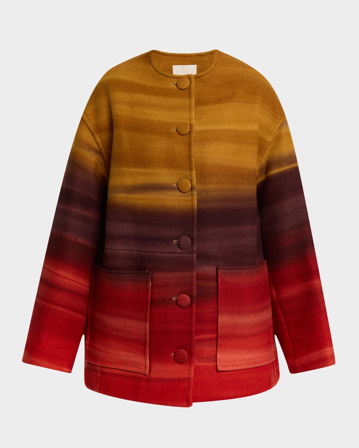 Ulla Johnson Ambrose Wool Meton Coat In Brown