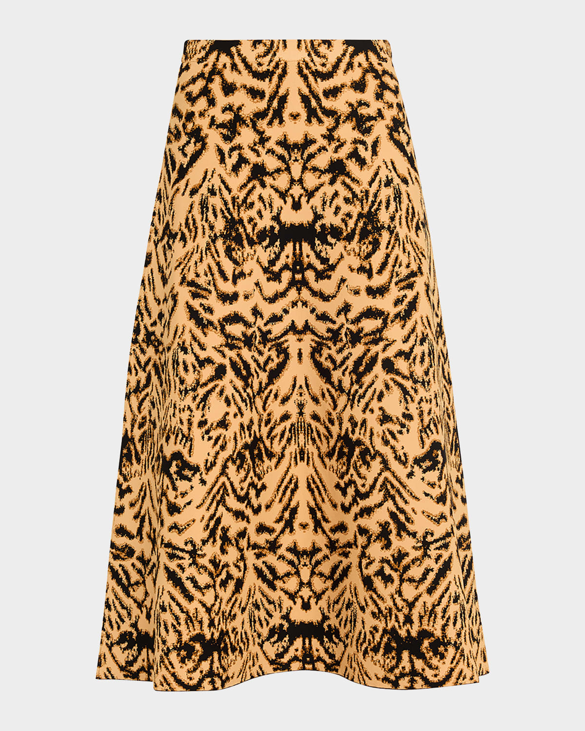 Ulla Johnson Lani Jacquard Knit Skirt In Yellow