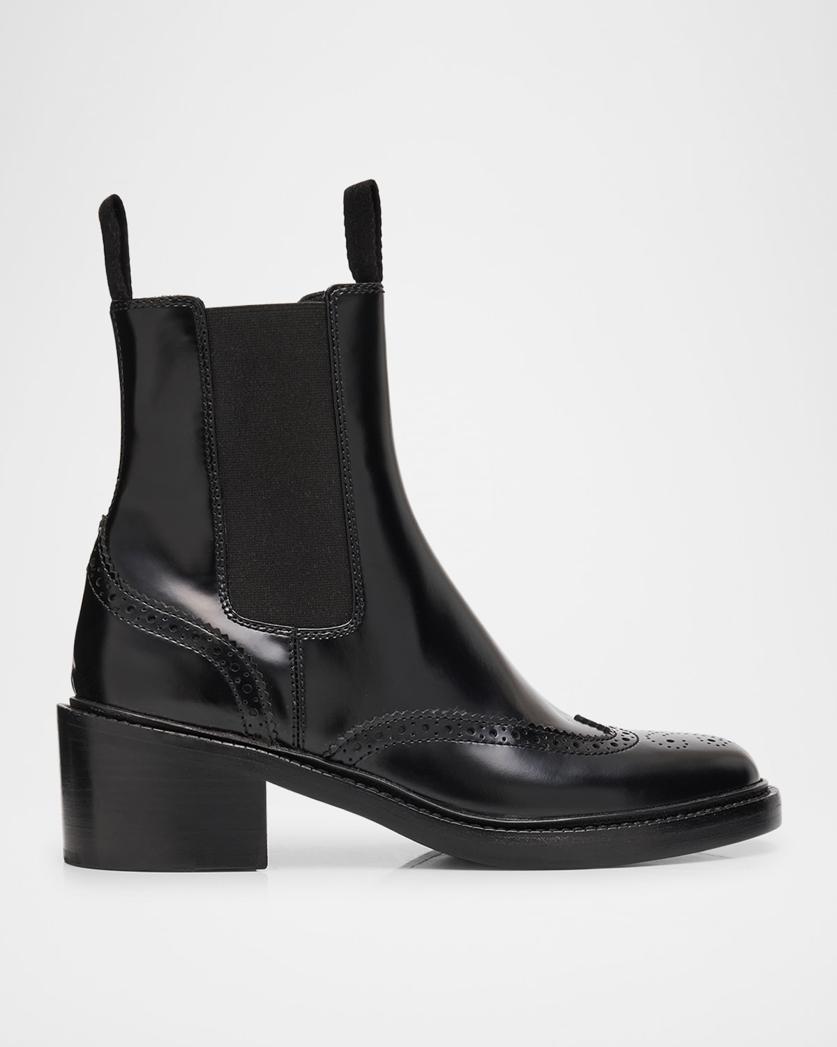 Saint Laurent Vincent Smooth Leather Chelsea Boots Shoes In Black