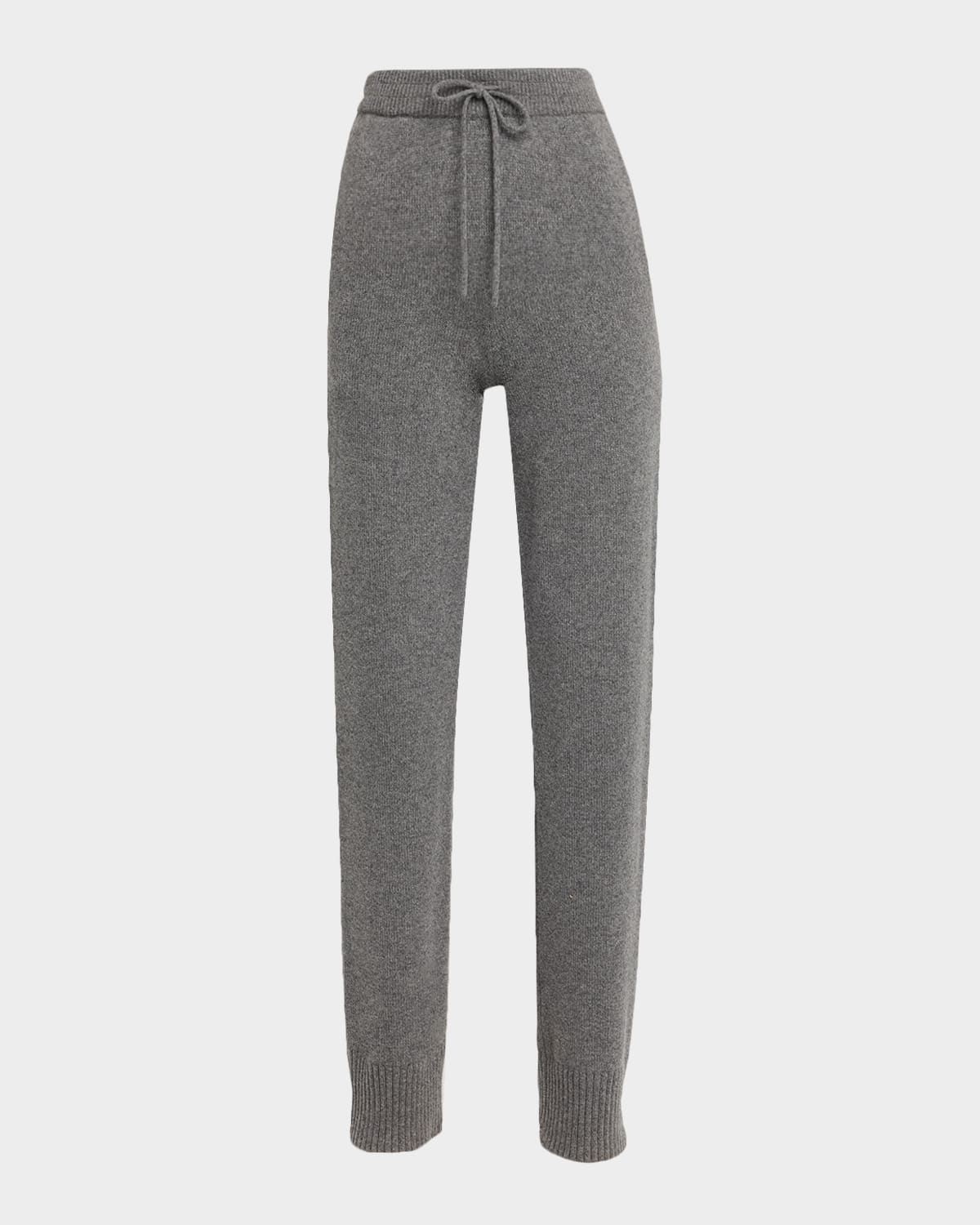 Michael Kors Cash Knit Joggers In Gray