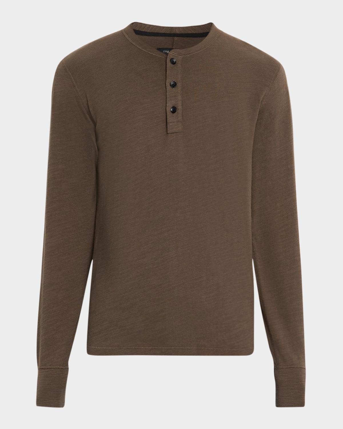 Rag & Bone Men's Classic Flame Henley Long-sleeve T-shirt
