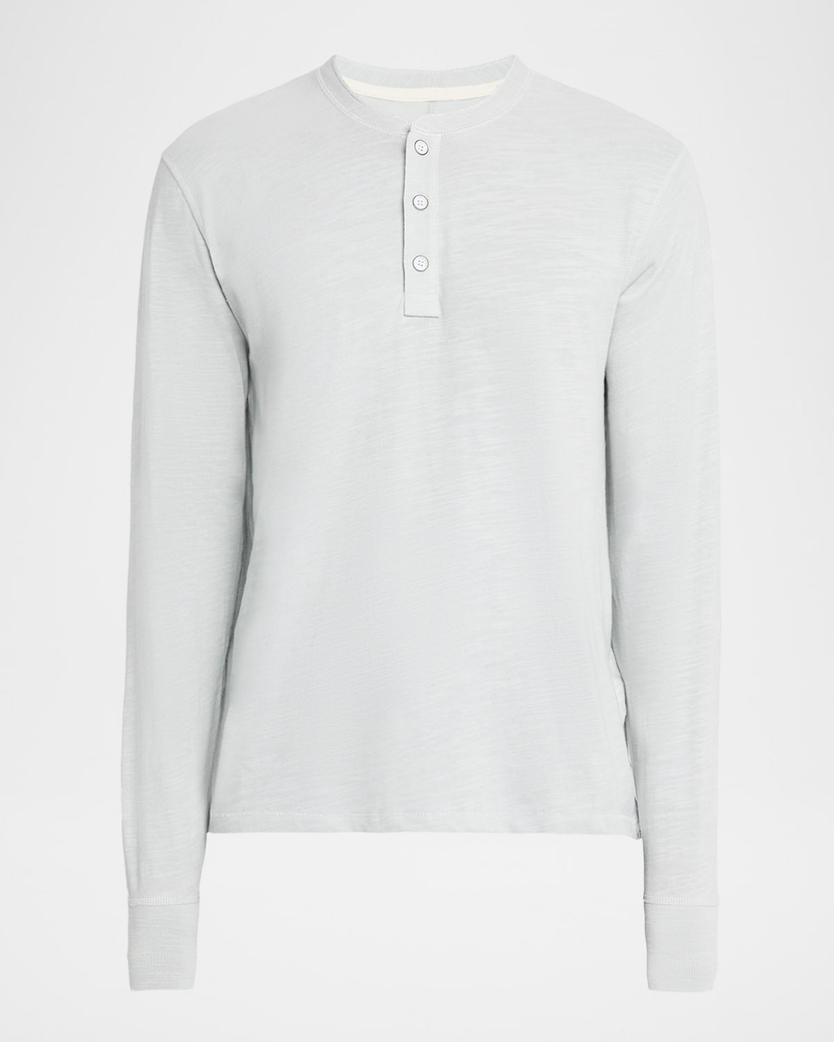 Rag & Bone Men's Classic Flame Henley Long-sleeve T-shirt In Brown