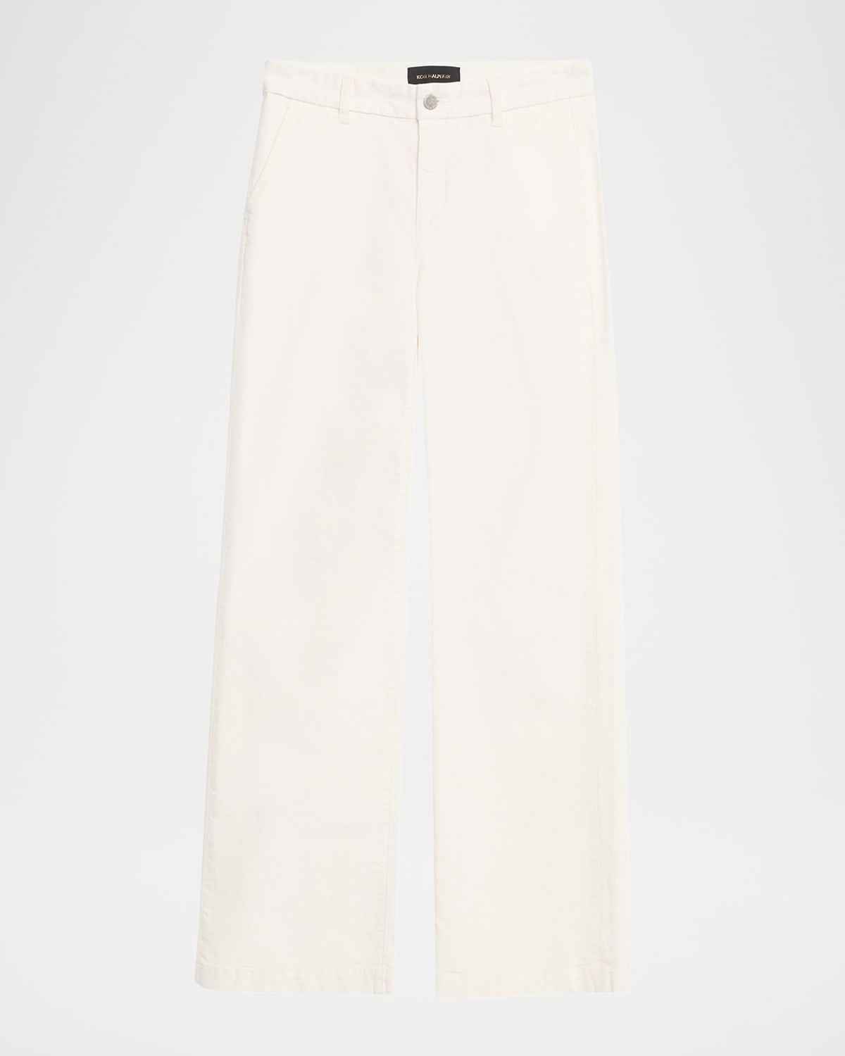 Kobi Halperin Hannah High-rise Corduroy Pants In White