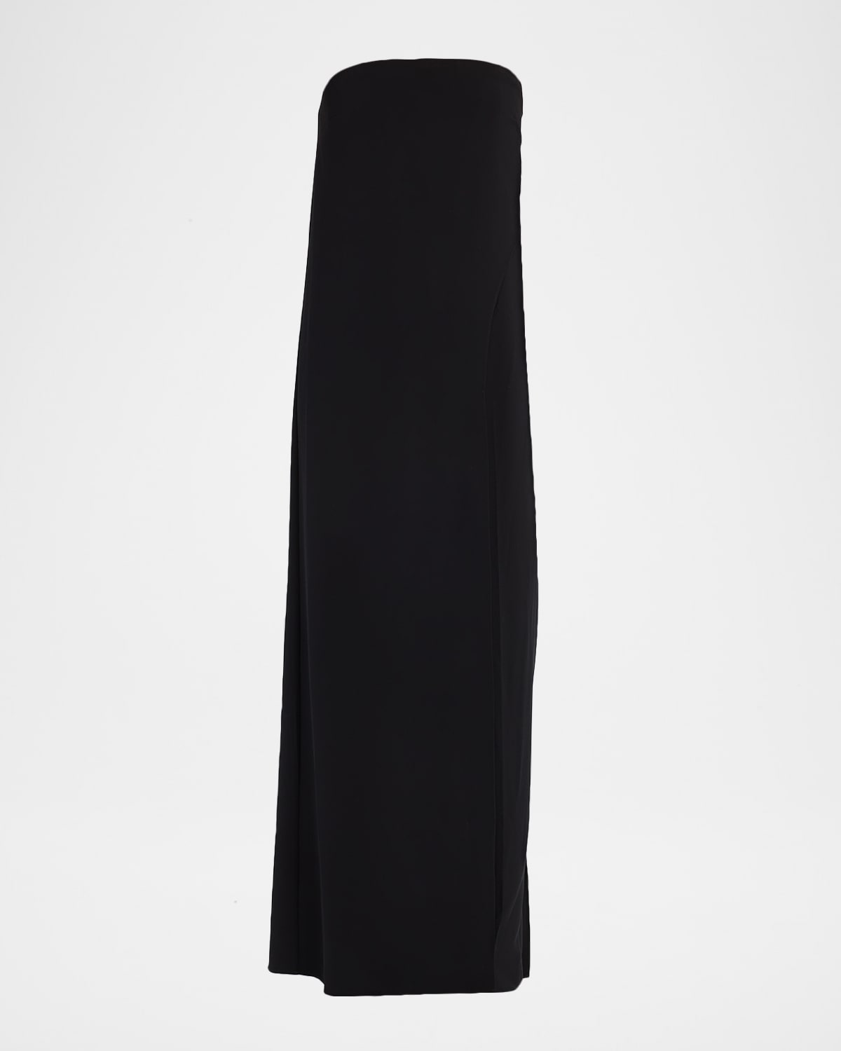 Jacqueline Layered Strapless Crepe Jumpsuit