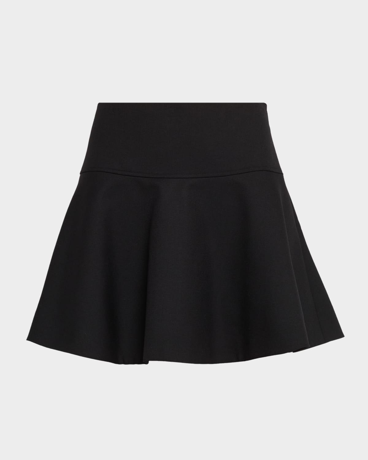 Kobi Halperin Kiernan Circle-cut Mini Skirt In Black