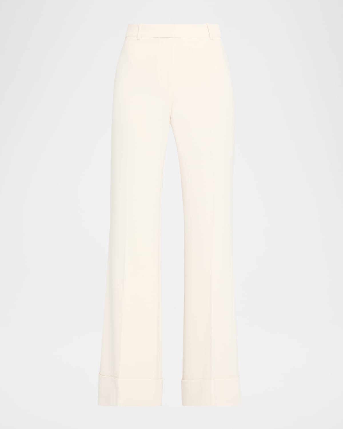 Kobi Halperin Emily Mid-rise Flare-leg Pants In White