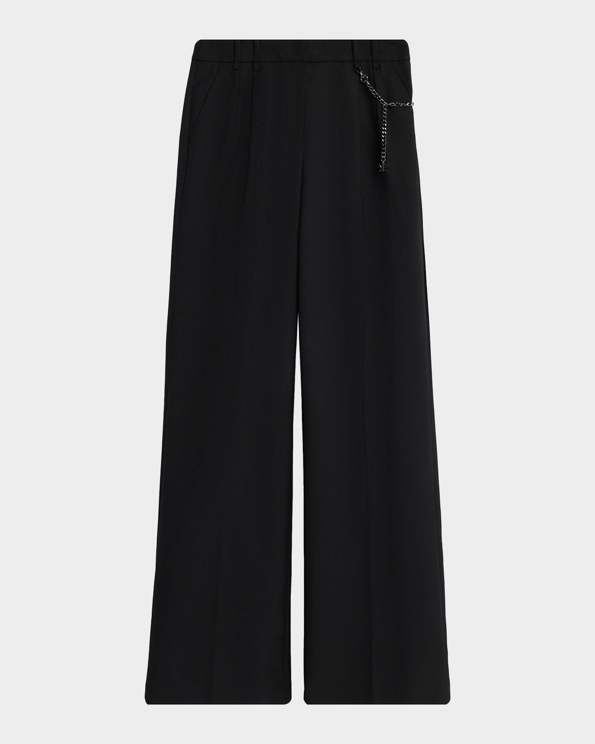 Kobi Halperin Steven Pleated Wide-Leg Pants