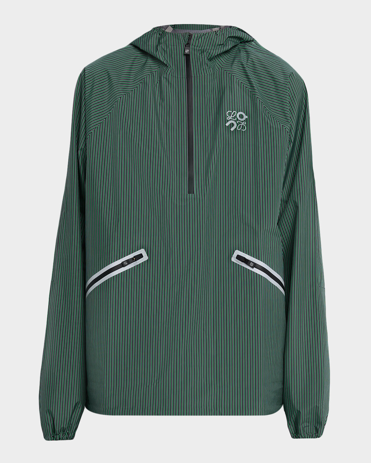 Loewe X On Storm Anorak Jacket In Green
