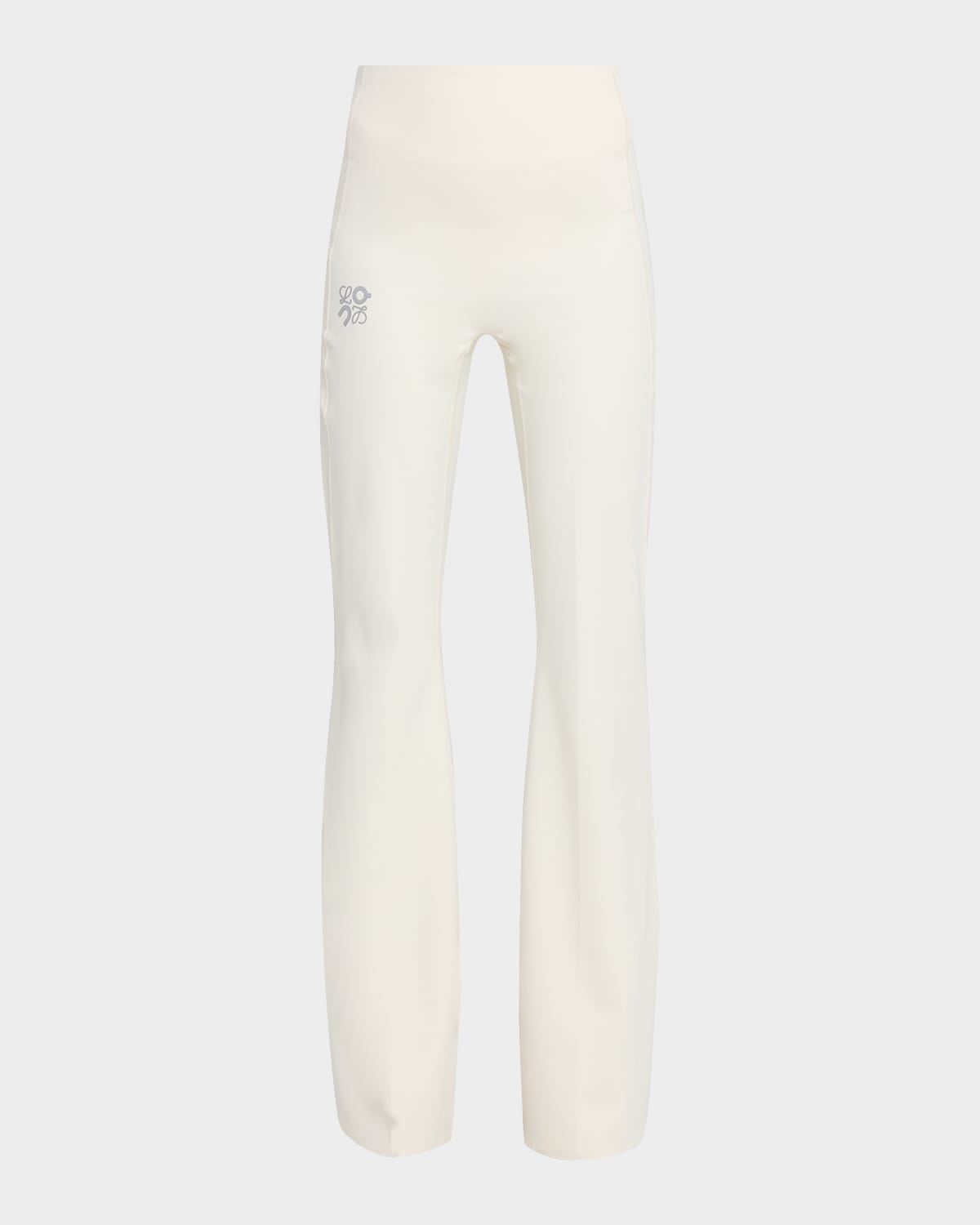 Loewe X On Soft Stretch Bootcut Pants In Gray