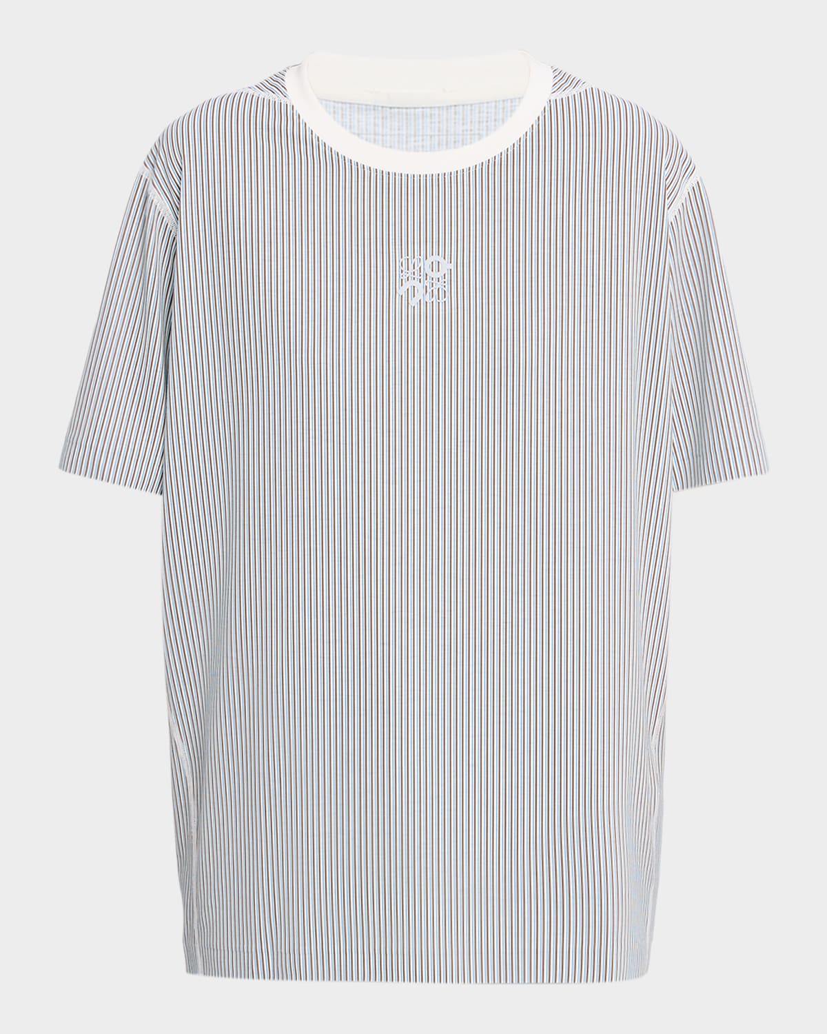 Loewe X On Active Striped Short-sleeve T-shirt In Multi