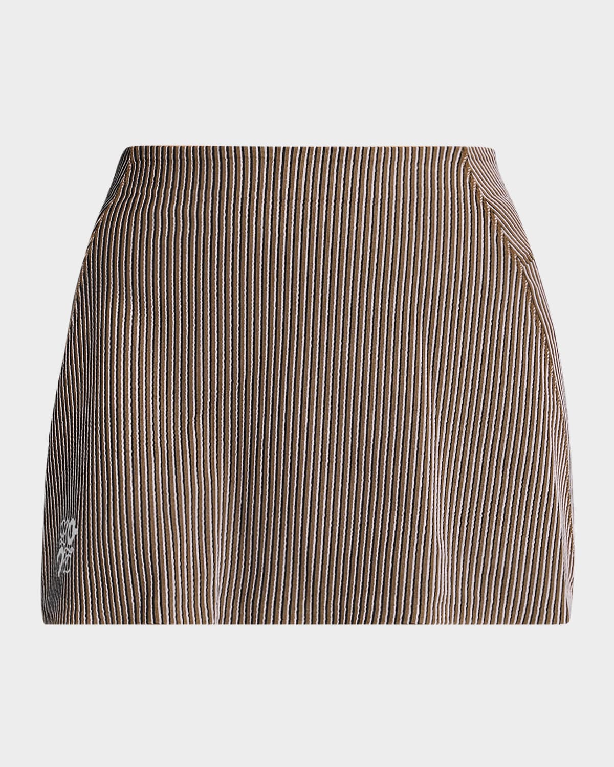 Loewe X On Ribbed Jersey Active Skort In Brown