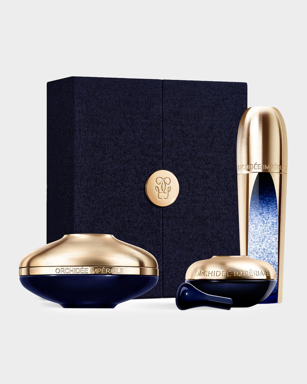 Guerlain Orchidee Imperiale Routine 3-piece Gift Set In Blue