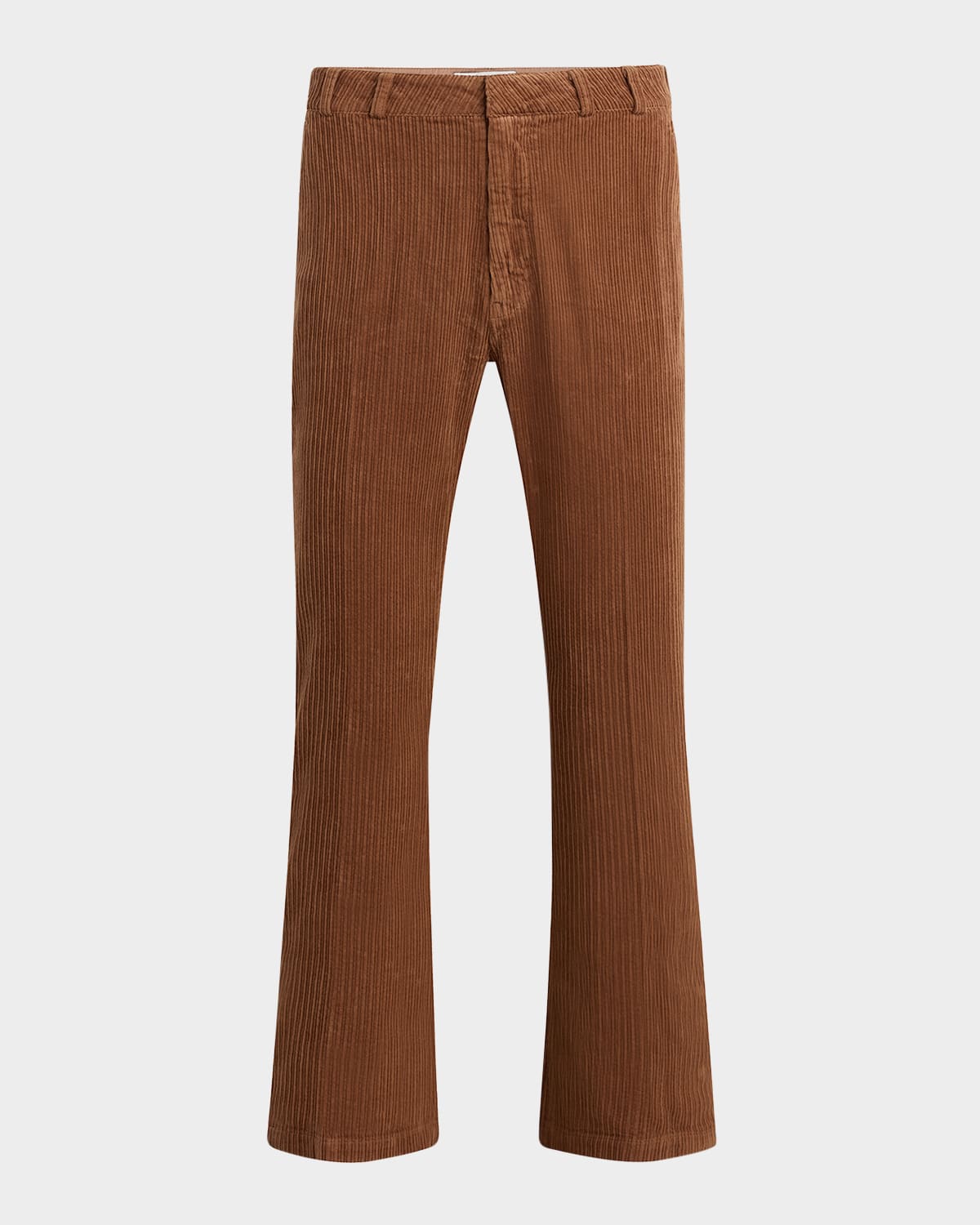 Hudson Men's Walker Bootcut Corduroy Trousers In Brown