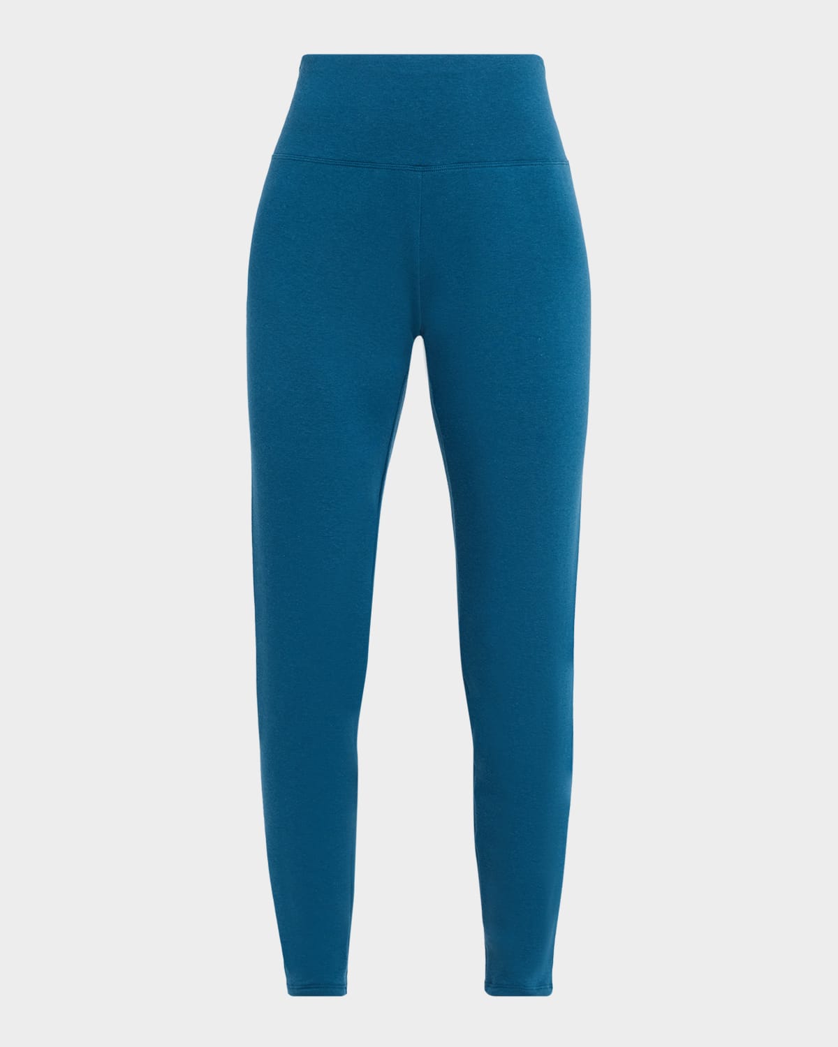 Eileen Fisher Missy Cozy Brushed Fleece Leggings In Blue