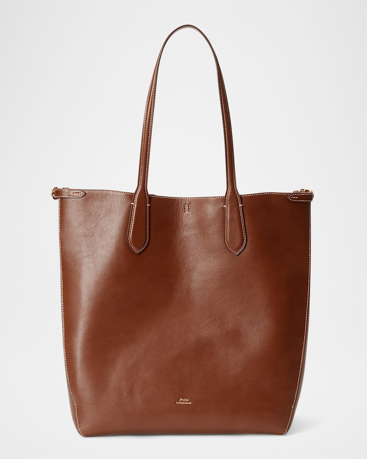Polo Ralph Lauren Bellport Leather North-south Tote Bag