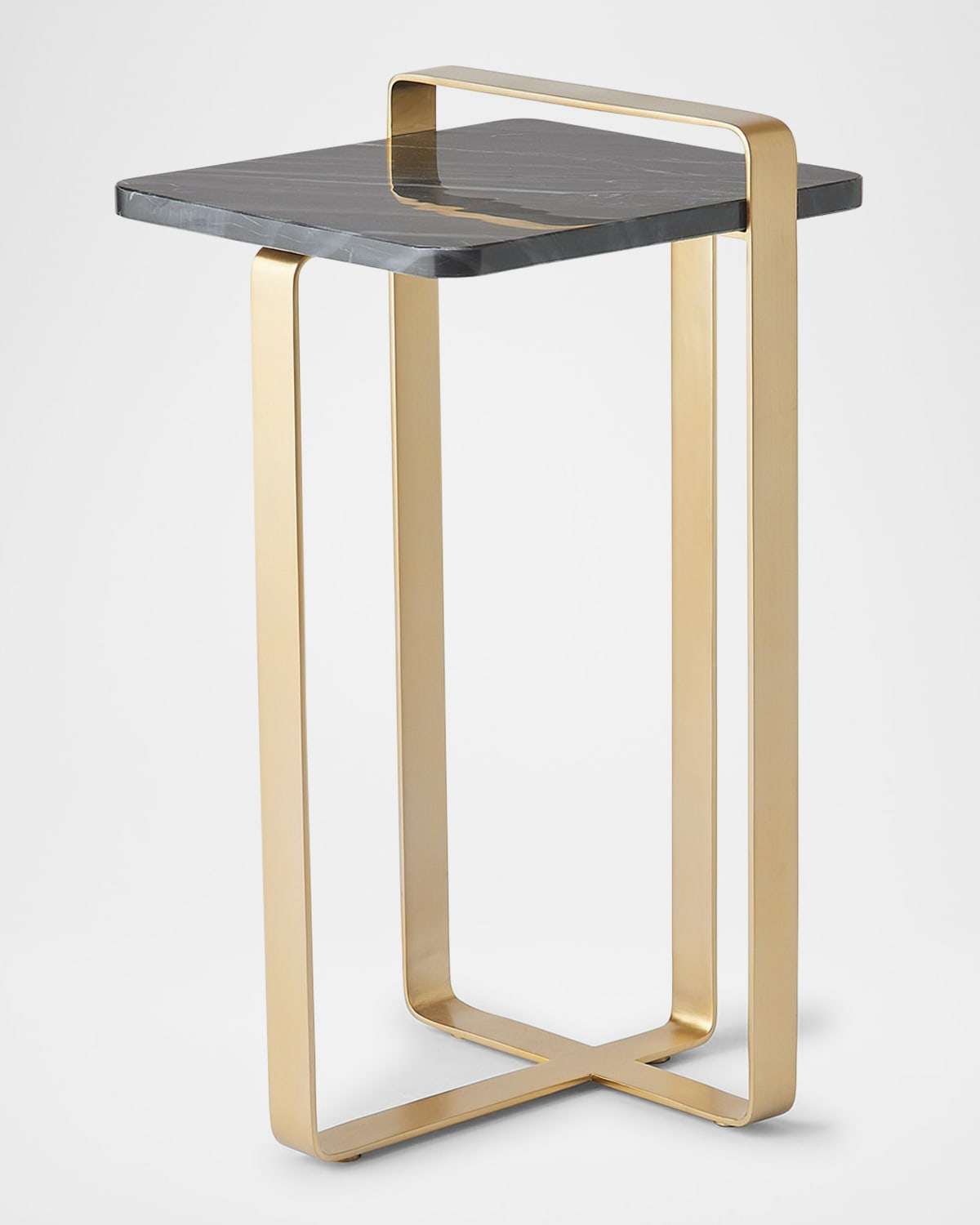 Global Views Edit Brass Table In Black